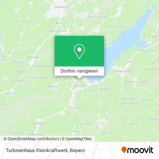 Turbinenhaus Kleinkraftwerk Karte