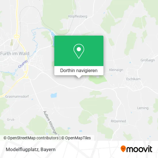 Modelflugplatz Karte