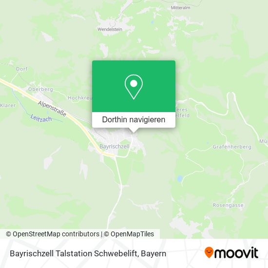 Bayrischzell Talstation Schwebelift Karte