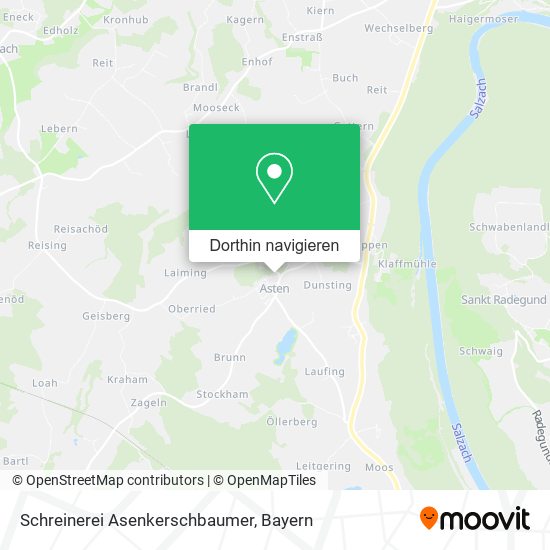 Schreinerei Asenkerschbaumer Karte