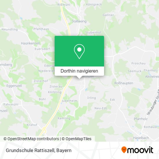 Grundschule Rattiszell Karte