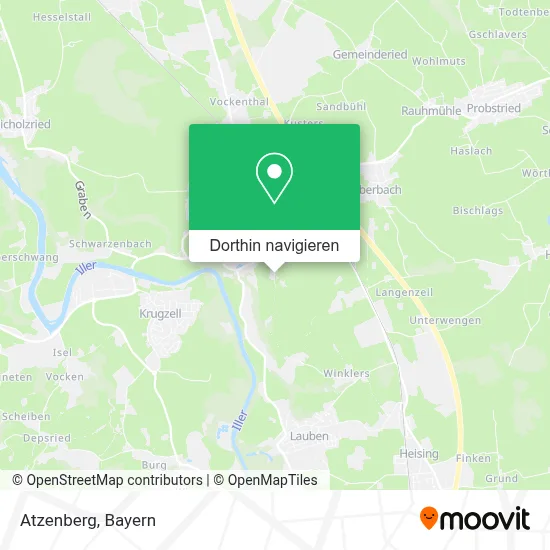 Atzenberg Karte