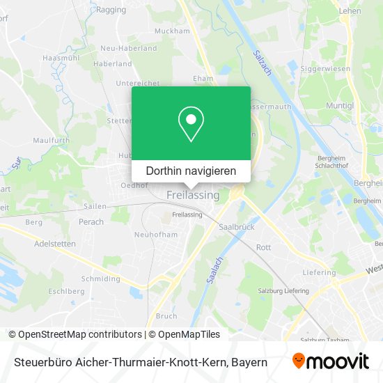 Steuerbüro Aicher-Thurmaier-Knott-Kern Karte