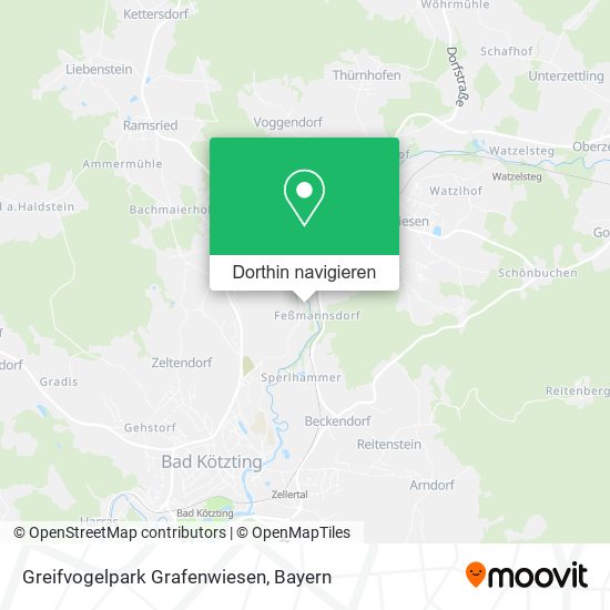 Greifvogelpark Grafenwiesen Karte