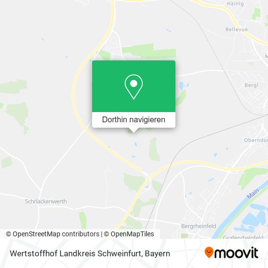 Wertstoffhof Landkreis Schweinfurt Karte