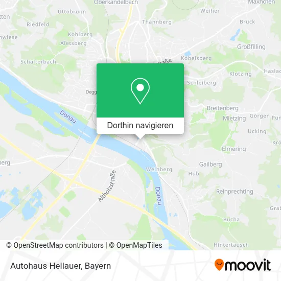 Autohaus Hellauer Karte