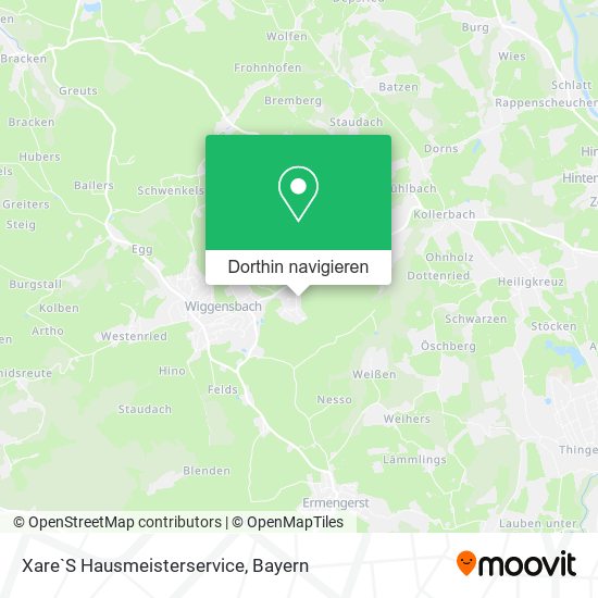 Xare`S Hausmeisterservice Karte