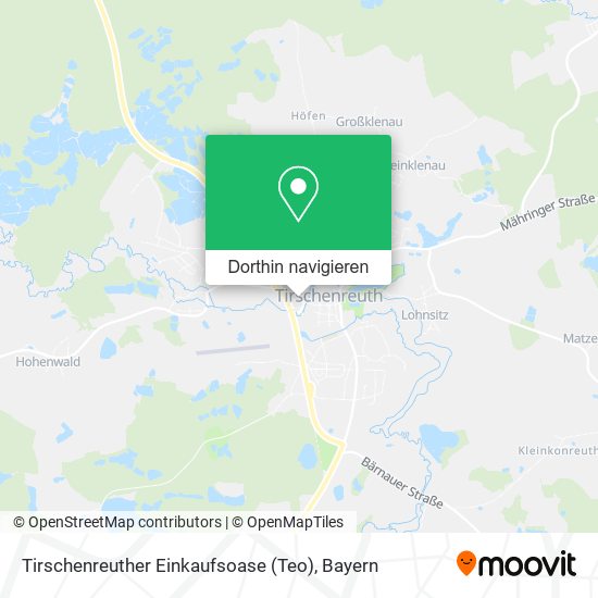 Tirschenreuther Einkaufsoase (Teo) Karte
