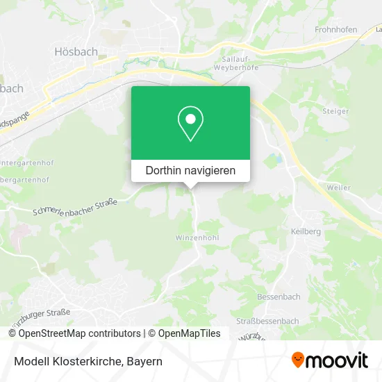 Modell Klosterkirche Karte