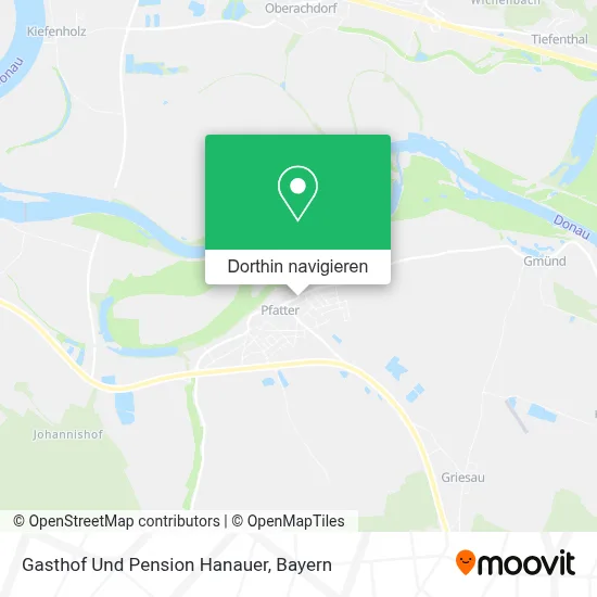 Gasthof Und Pension Hanauer Karte