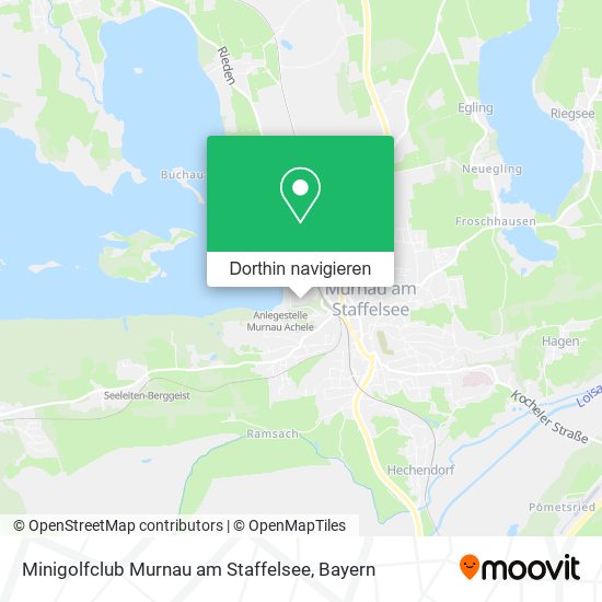 Minigolfclub Murnau am Staffelsee Karte