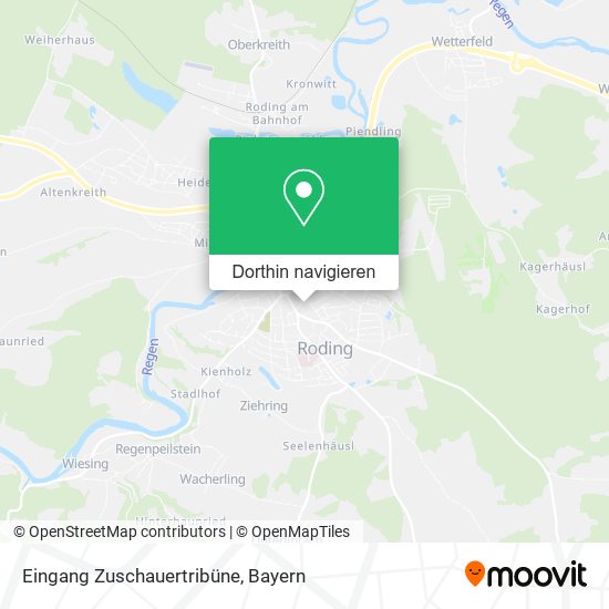 Eingang Zuschauertribüne Karte