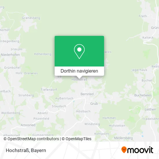 Hochstraß Karte