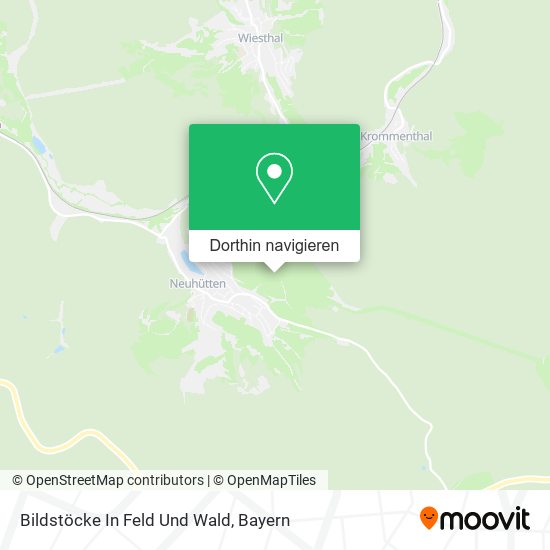 Bildstöcke In Feld Und Wald Karte