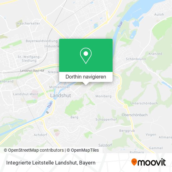 Integrierte Leitstelle Landshut Karte