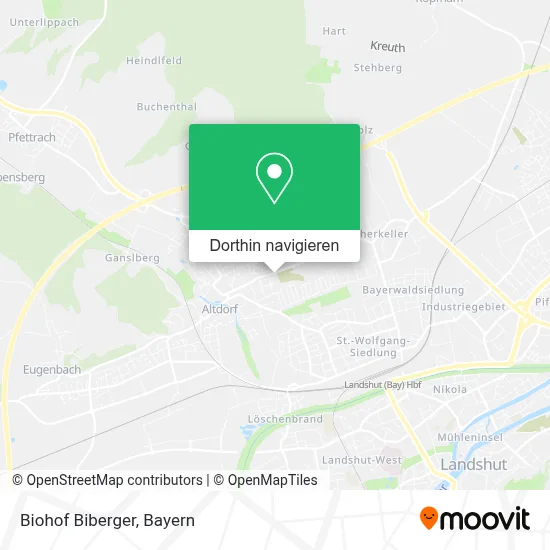 Biohof Biberger Karte