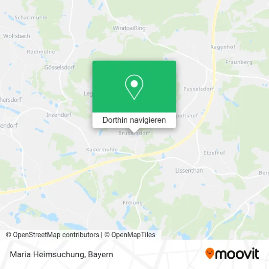 Maria Heimsuchung Karte