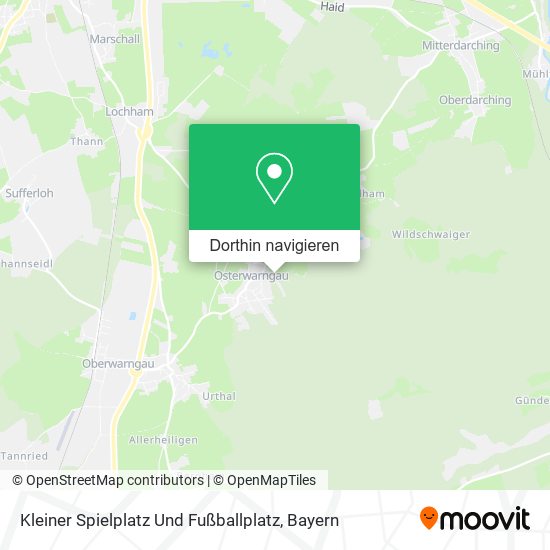 Kleiner Spielplatz Und Fußballplatz Karte