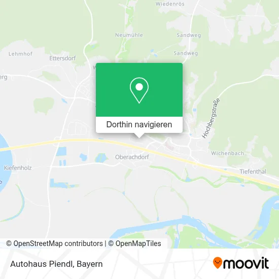 Autohaus Piendl Karte