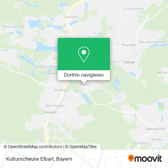 Kulturscheune Elbart Karte