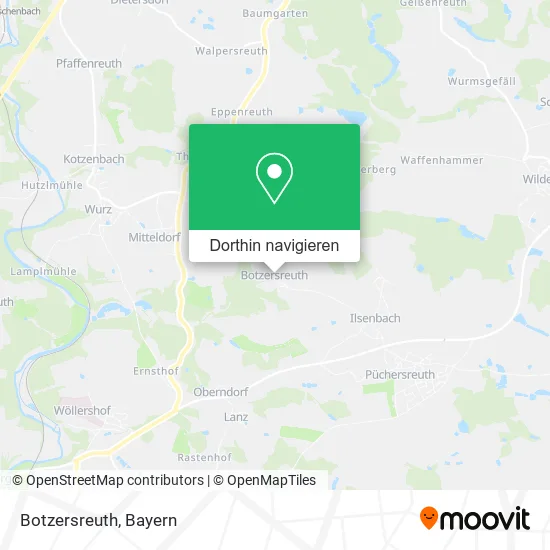 Botzersreuth Karte