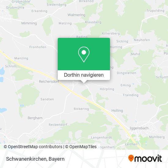 Schwanenkirchen Karte
