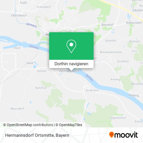 Hermannsdorf Ortsmitte Karte