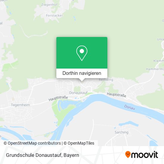 Grundschule Donaustauf Karte