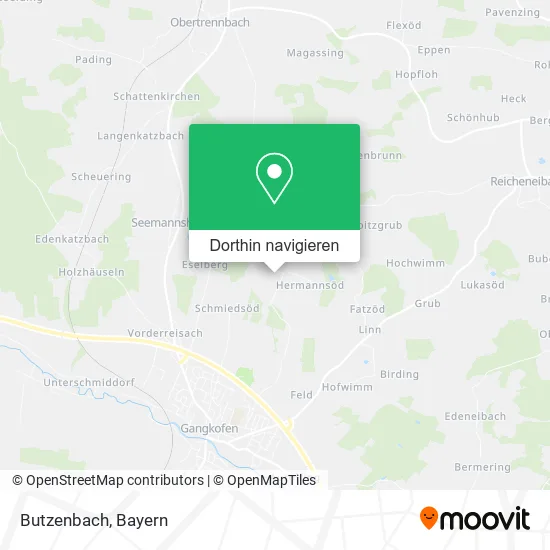 Butzenbach Karte