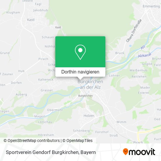 Sportverein Gendorf Burgkirchen Karte