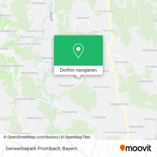 Gerwerbepark Prombach Karte