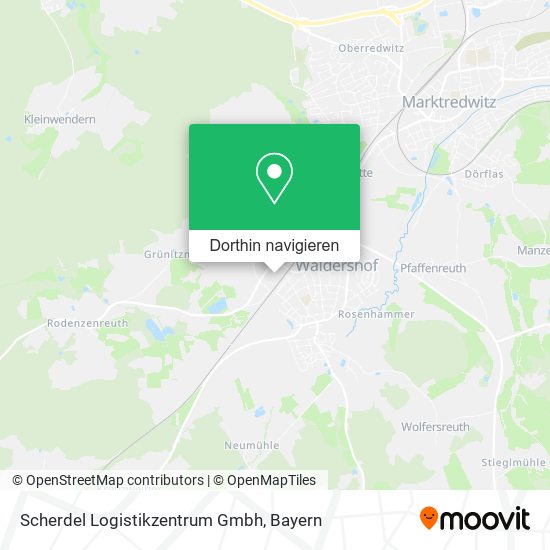 Scherdel Logistikzentrum Gmbh Karte