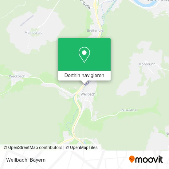Weilbach Karte