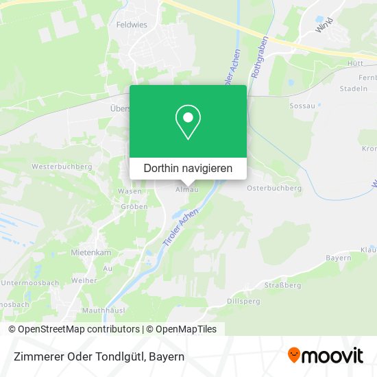 Zimmerer Oder Tondlgütl Karte