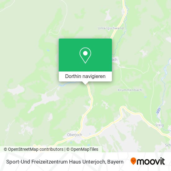 Sport-Und Freizeitzentrum Haus Unterjoch Karte