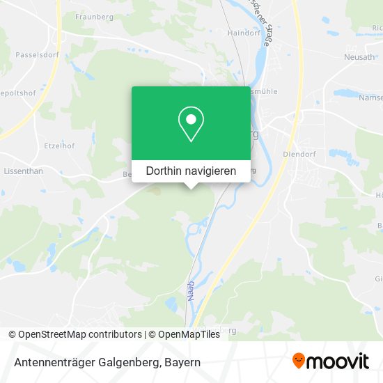 Antennenträger Galgenberg Karte