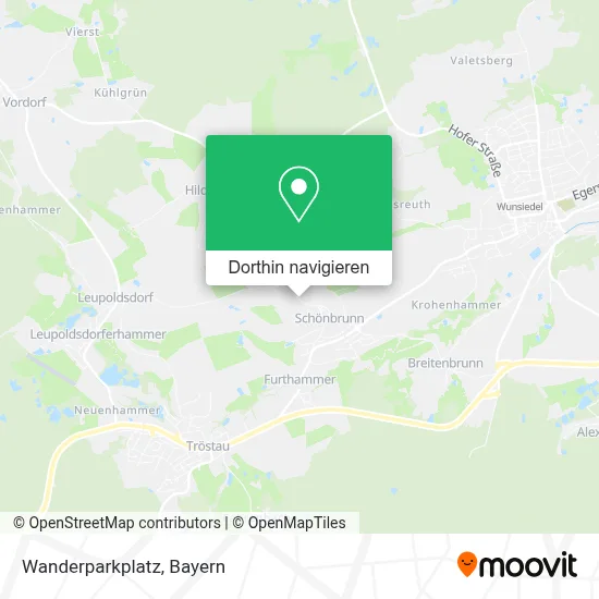 Wanderparkplatz Karte