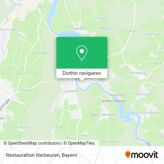 Restauration Illerbeuren Karte