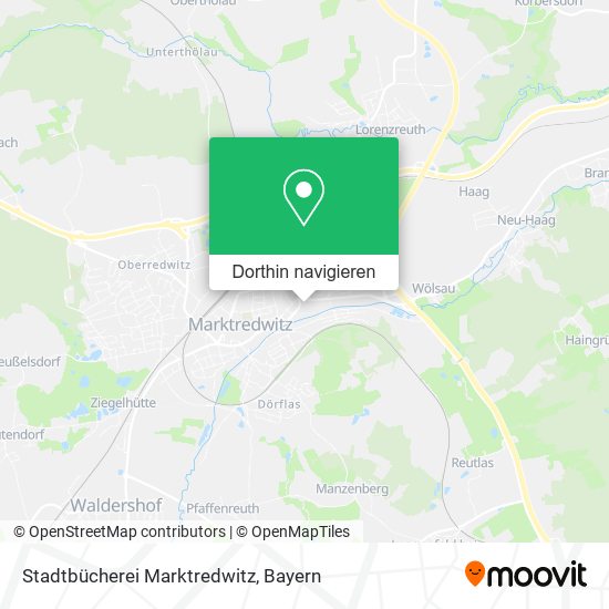 Stadtbücherei Marktredwitz Karte