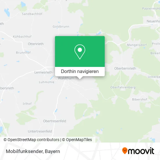 Mobilfunksender Karte