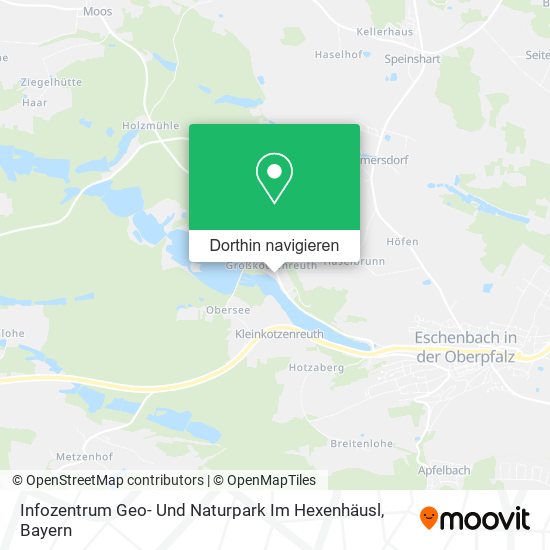 Infozentrum Geo- Und Naturpark Im Hexenhäusl Karte