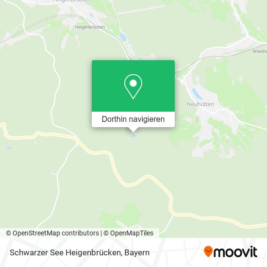 Schwarzer See Heigenbrücken Karte