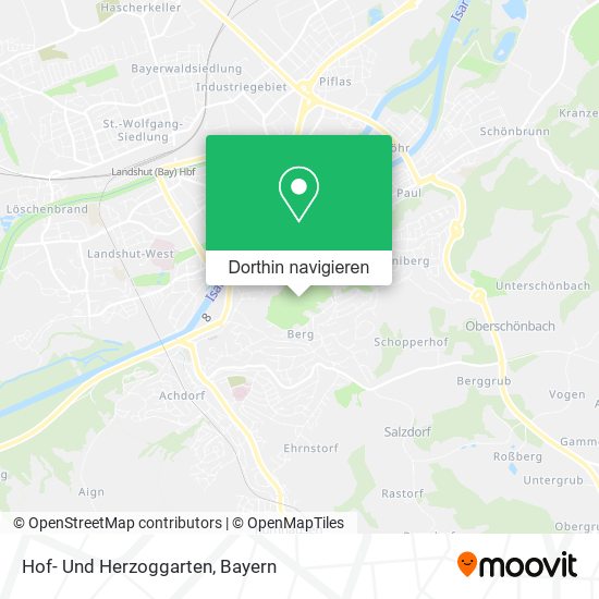 Hof- Und Herzoggarten Karte