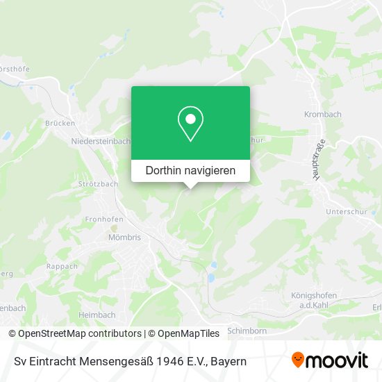 Sv Eintracht Mensengesäß 1946 E.V. Karte