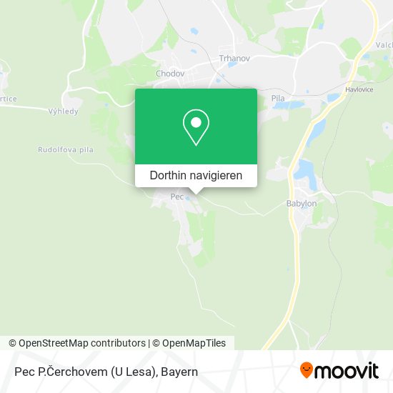 Pec P.Čerchovem (U Lesa) Karte