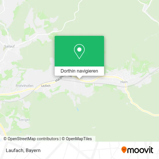 Laufach Karte