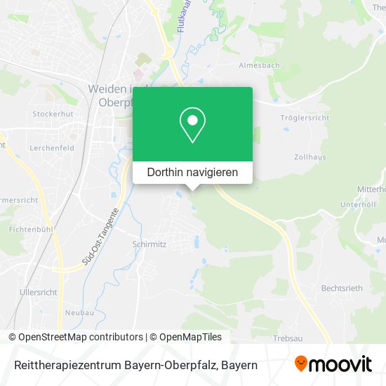 Reittherapiezentrum Bayern-Oberpfalz Karte