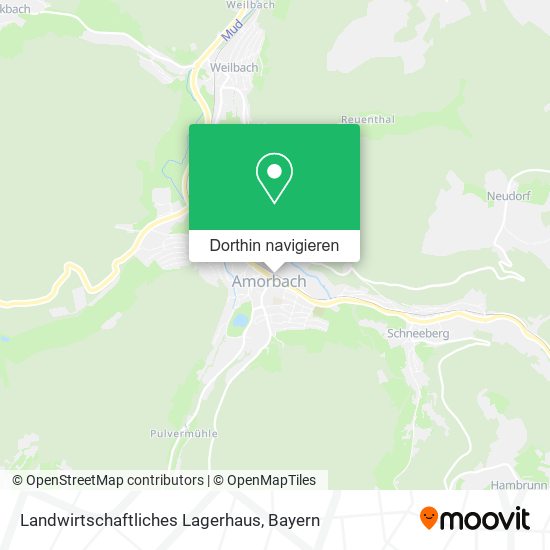 Landwirtschaftliches Lagerhaus Karte