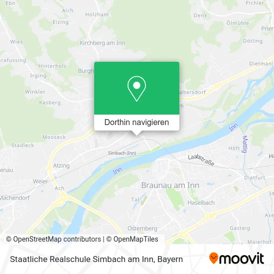 Staatliche Realschule Simbach am Inn Karte