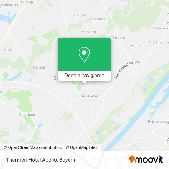 Thermen-Hotel Apollo Karte
